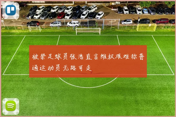 被禁足球员张浩直言维权艰难称普通运动员无路可走